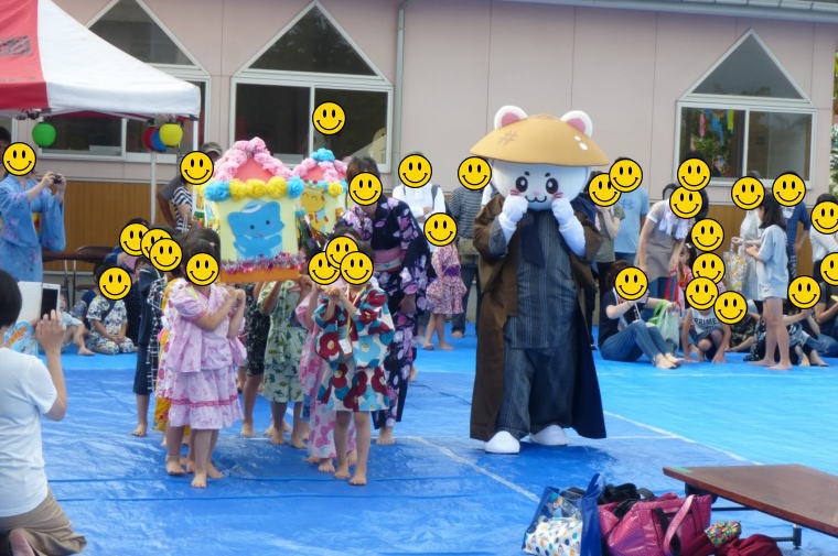 こども園のお祭りに参加